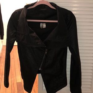 Faux leather jacket